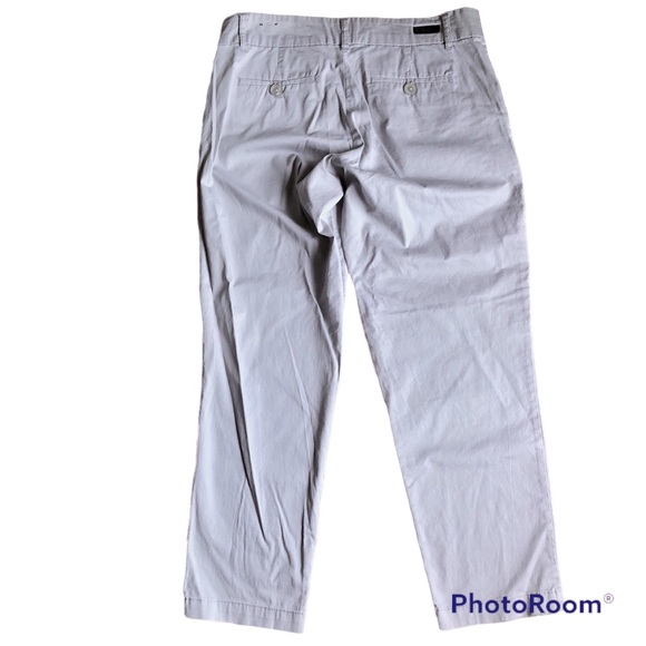 KUT Taylor Crop Trouser Chino Pants Bottom Nordstrom Light Gray Size 6 Women’s - Picture 5 of 13